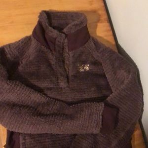 Sherpa fleece pullover